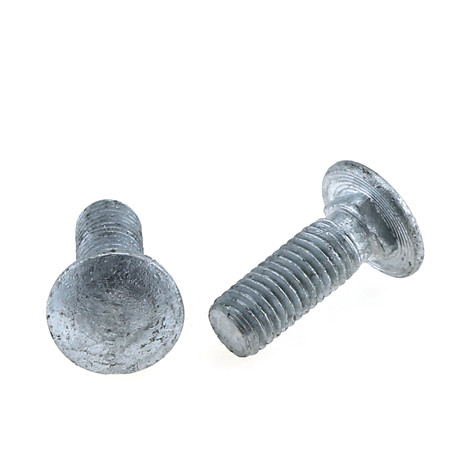 Logo Penyesuaian Carriage Bolt Stainless China Factory Stainless Steel Round Mushroom Head Carriage Bolt Square Neck Neck Carriage Bolt Untuk pengancing
