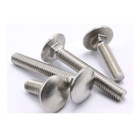 Din603 Carriage Bolt Galvanized Stainless Fine Thread Carriage Bolt Di Kayu