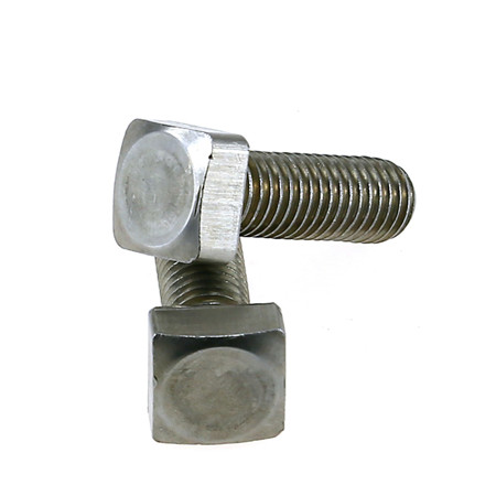 Baut Carriage Neck Ribbed Metric Plated Zinc