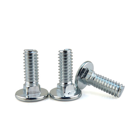 M6, M8, M10, M12 CUP SQUARE BOLTS & NUTS Hexagon Carriage Coach Screw Fixing BZP
