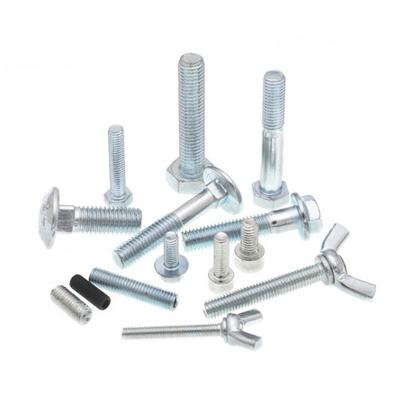 Inch Slotted Indent Hex Washer Head Zinc Type TT Thread Rolling Screw
